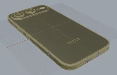 荣耀600手机外观3D模型