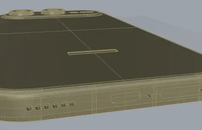 荣耀600手机外观3D模型