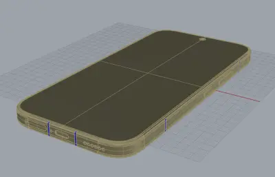 荣耀600 Pro手机3D模型