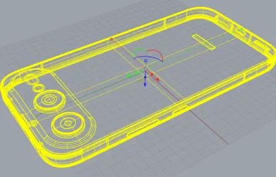 荣耀600手机外观3D模型