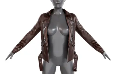 皮衣 皮衣夹克 女士夹克 多格式