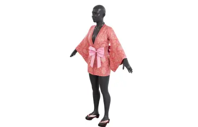 和服,日本和服,max/maya/fbx/blender模型