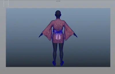 和服,日本和服,max/maya/fbx/blender模型
