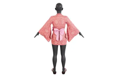 和服,日本和服,max/maya/fbx/blender模型