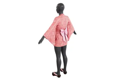 和服,日本和服,max/maya/fbx/blender模型