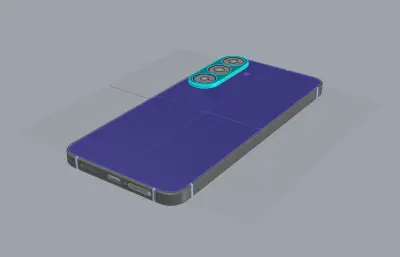三星 S26 FE手机外观模型