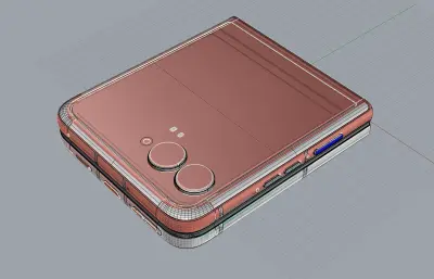 Motorola Razr (2026) - Razr 70手机外观rhino模型