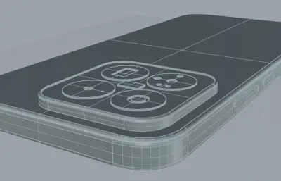 小米 17 max外观rhino模型