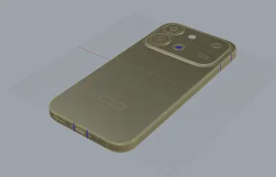 vivo s60手机外观rhino模型