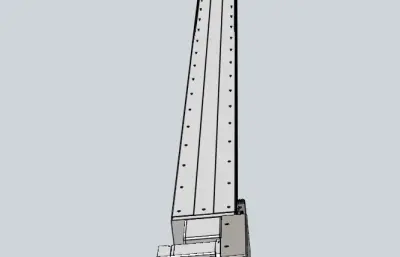 皮带直线轴半封闭可选导轨TPA-HNB-105D