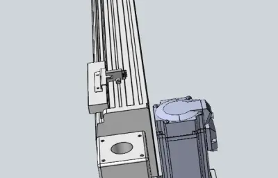 皮带直线轴半封闭可选导轨TPA-HNB-140D-120-L2750