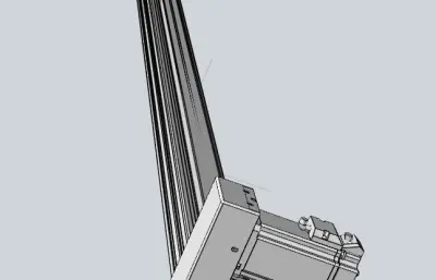 皮带直线轴半封闭可选导轨TPA-HNB-65S-90