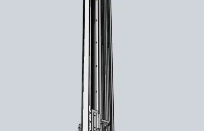 皮带直线轴半封闭可选导轨TPA-HNB-85D-90