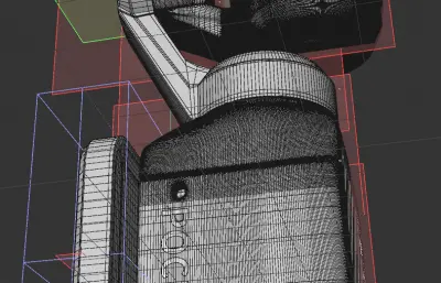 大疆Osmo Pocket 4口袋云台相机外形C4D,KEYSHOT模型