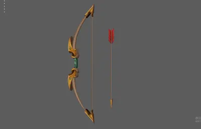 弓弩 弓箭 冷兵器塌陷模型