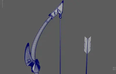 弓弩 弓箭 冷兵器塌陷模型