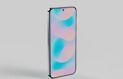 华为HUAWEI nova 16z手机外壳C4D,KEYSHOT模型