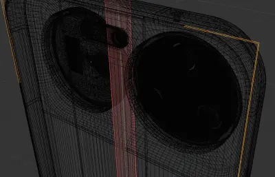 华为 nova 16 ultra手机外壳C4D,KEYSHOT模型