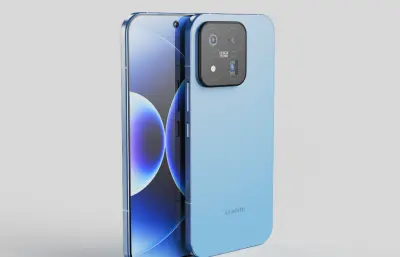 xiaomi小米 17 MAX手机外壳C4D,KEYSHOT模型