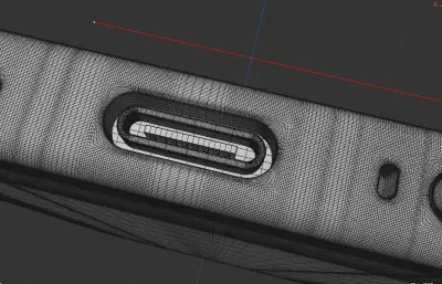 xiaomi小米 17 MAX手机外壳C4D,KEYSHOT模型