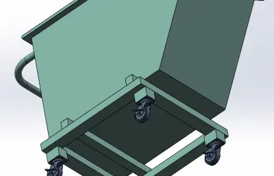 手推卸料车