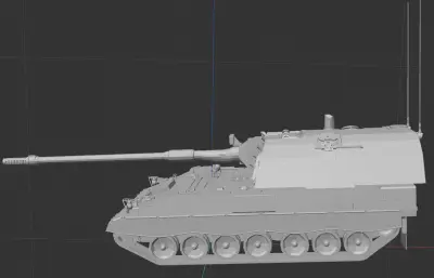 德国陆军pzh-2000自行榴弹炮
