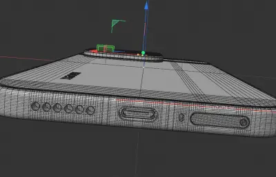 小米Xiaomi 17T Pro手机外壳C4D,KEYSHOT模型
