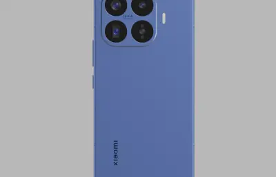 小米Xiaomi 17T Pro手机外壳C4D,KEYSHOT模型