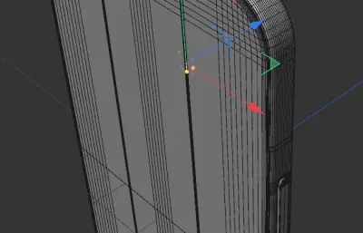 小米Xiaomi 17T Pro手机外壳C4D,KEYSHOT模型