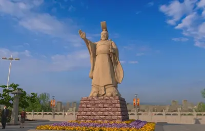 湖北鄂州之孙权广场,有镜头动画