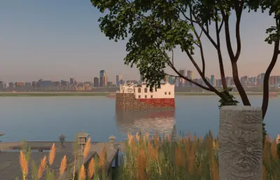 湖北鄂州之观音阁,有镜头动画