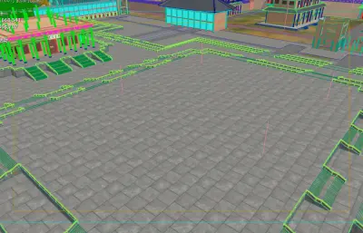 影视城主建筑生成动画3dmax模型