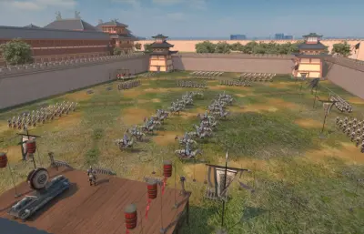 影视城之练兵场3dmax模型