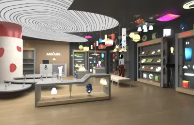 建材城之五金水暖店,包含镜头动画