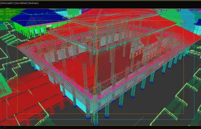 影视城主建筑生成动画3dmax模型