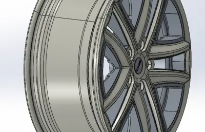 汽车轮毂模型18