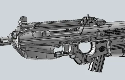fn_f2000步枪solidworks模型