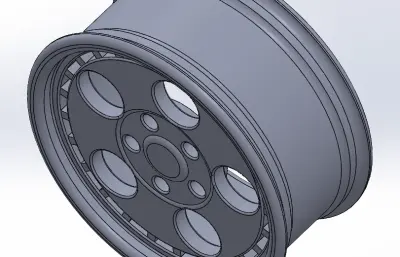 汽车轮毂模型5