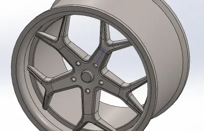 汽车轮毂模型6