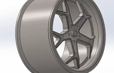 汽车轮毂模型6