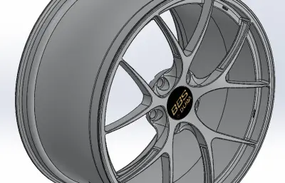 汽车轮毂模型19