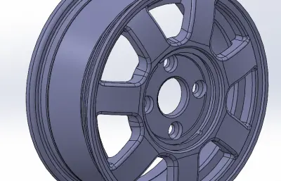 汽车轮毂模型8