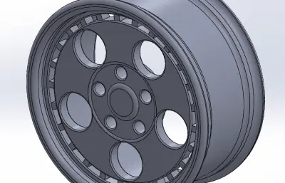 汽车轮毂模型5