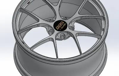 汽车轮毂模型19