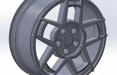 汽车轮毂模型11