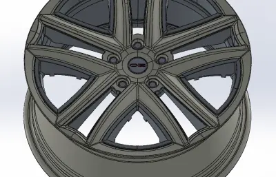 汽车轮毂模型18