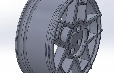 汽车轮毂模型11