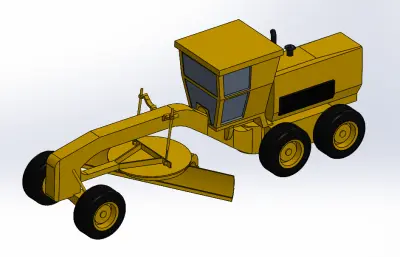 推土机solidworks模型