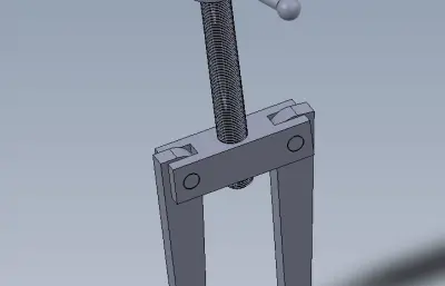 弹出夹具solidworks模型