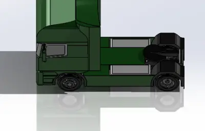 简易卡车车头道路牵引车